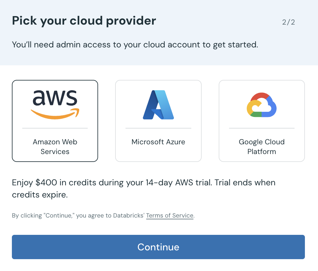 Databricks Cloud Providers