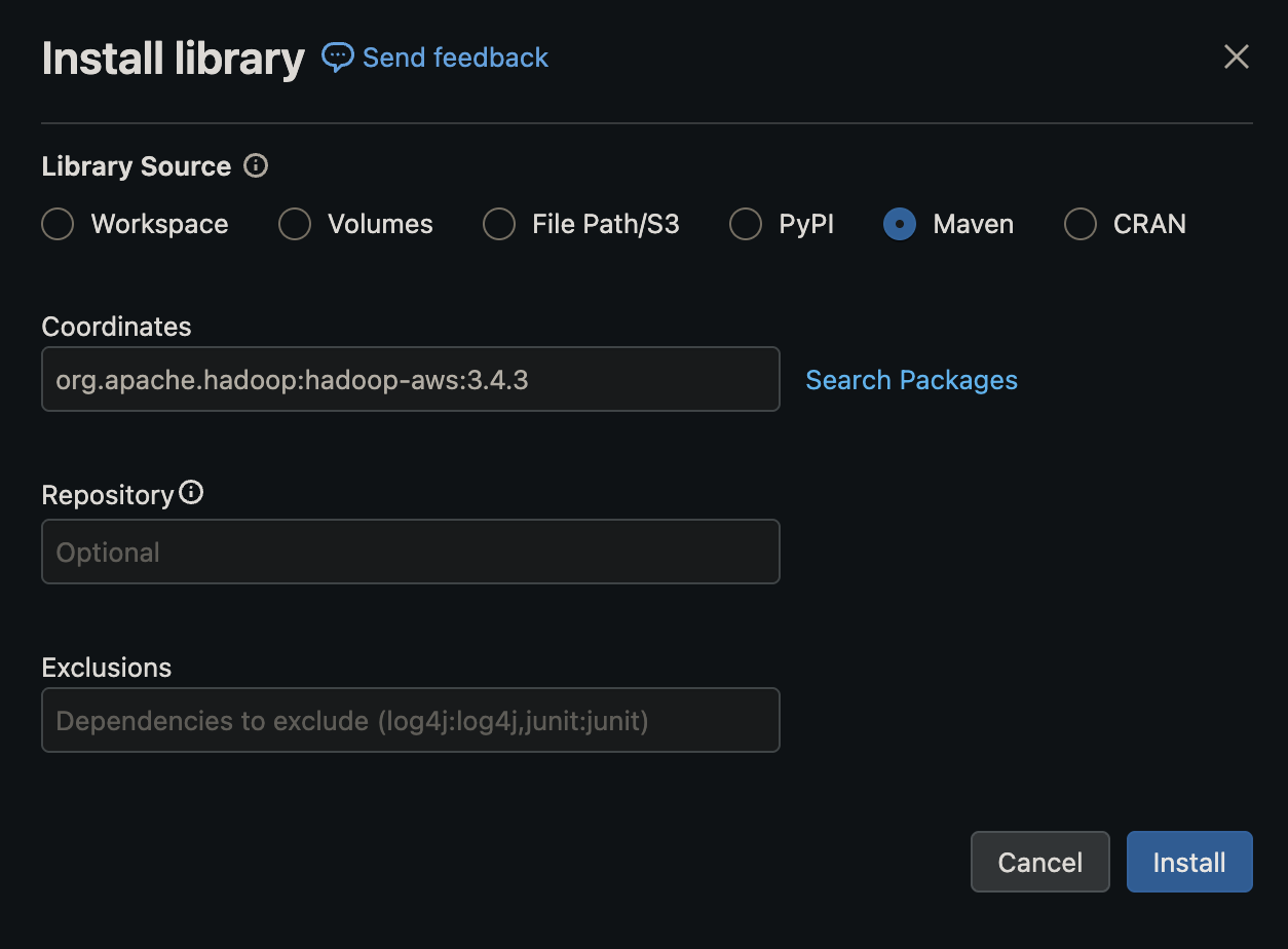 Databrick Install Hadoop