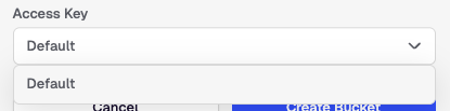 Select access key